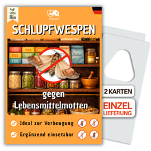 Lade das Bild in den Galerie-Viewer, Schlupfwespen gegen Lebensmittelmotten 1-fach Lieferung
